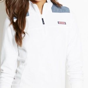 Vineyard Vines White + Chambray Shep Shirt